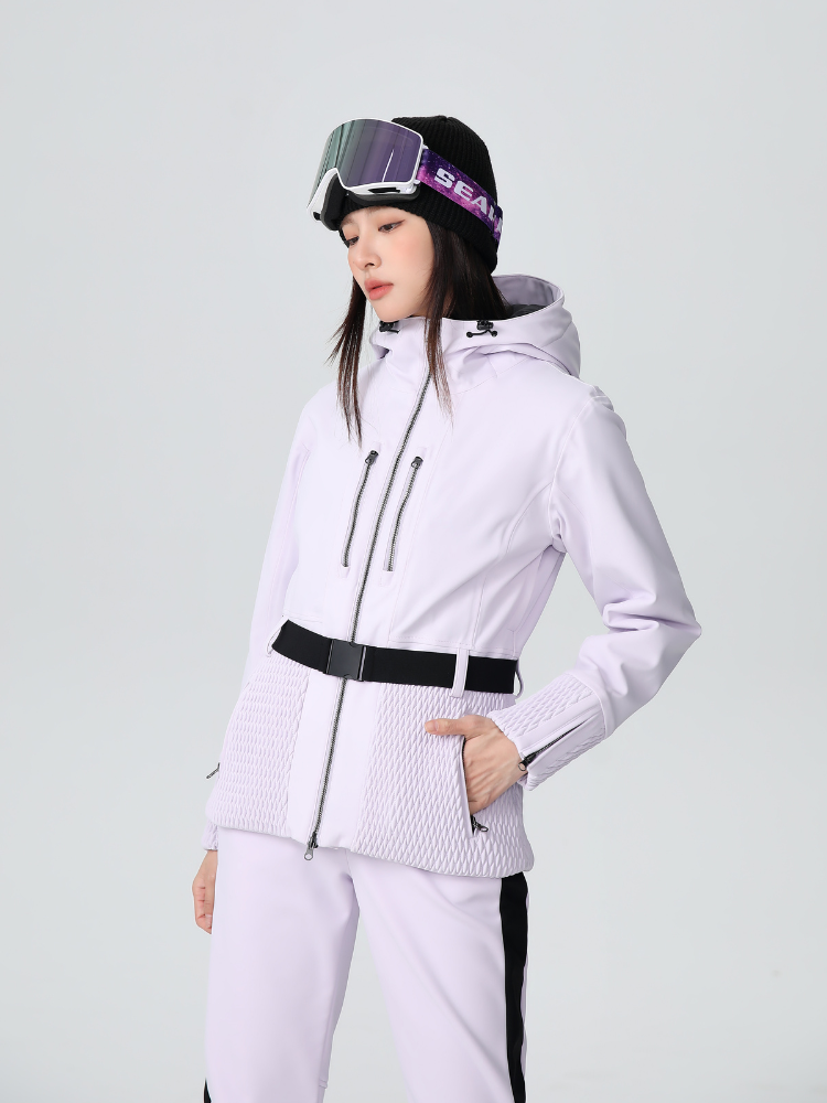 Women's Purple Slim Insulated Ski Jacket