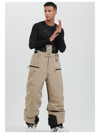 Men's Baggy Snow Pants Alpine Flex Snowboard Bib
