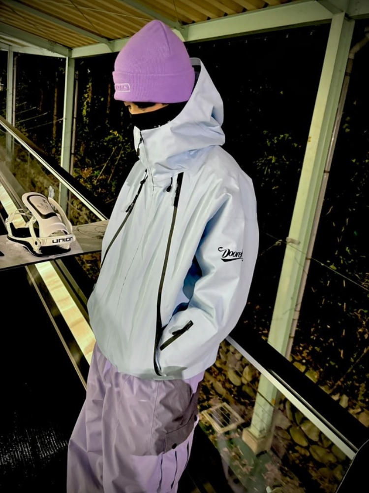 Unisex GlideFlow Shell Ski Jacket Baggy Snowbard Jacket