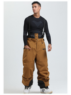 Men's Baggy Snow Pants Alpine Flex Snowboard Bib
