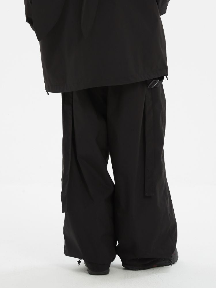 Women's Suspender Baggy Snow Pants
