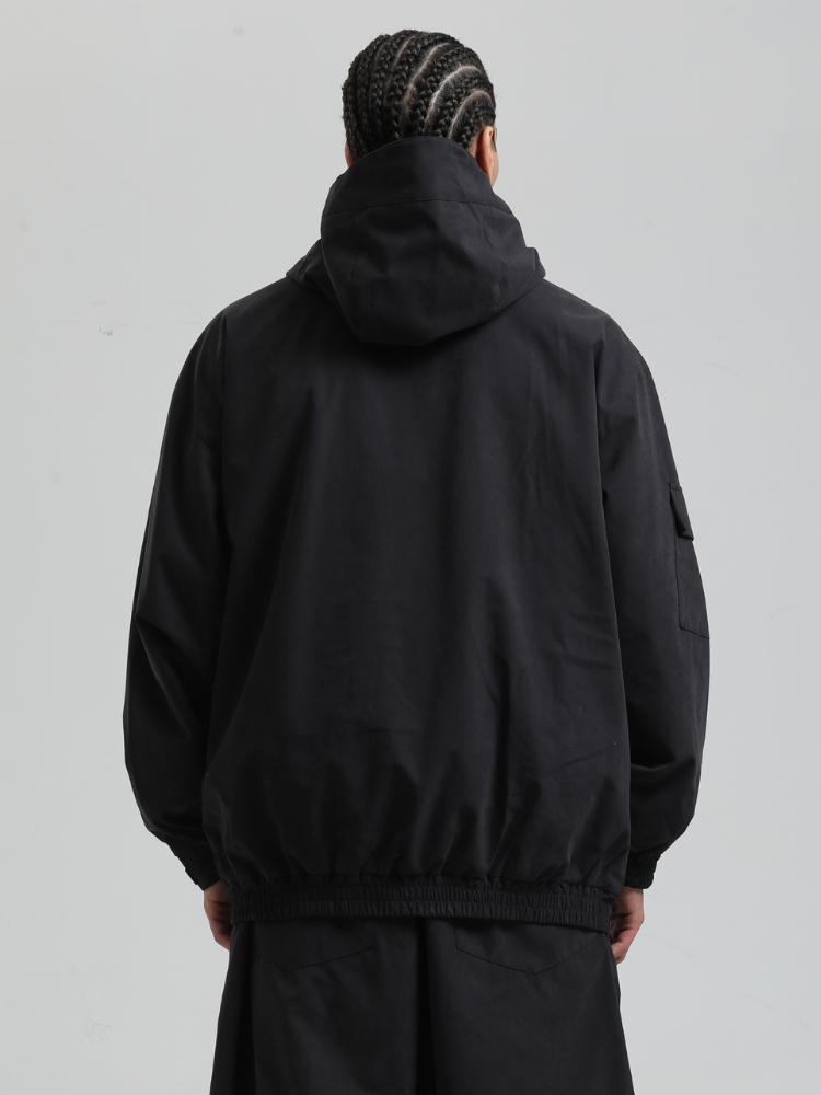 Men' Khaki Snowboard Jakcet Minimalist Freeride Snow Jacket