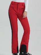 Women's Slim Ski Pants Elegant High Waist Snow Pants