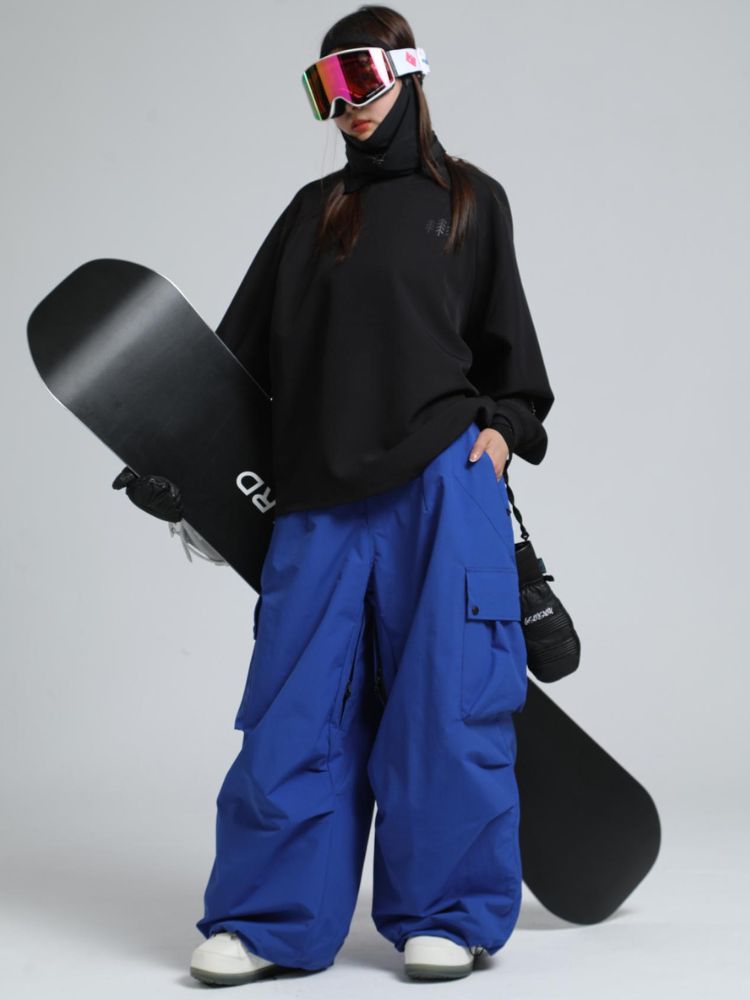 Women's Baggy Cargo Snowboard Pants