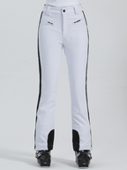 Women's Slim Ski Pants Elegant High Waist Snow Pants