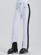 Women's Slim Ski Pants Elegant High Waist Snow Pants