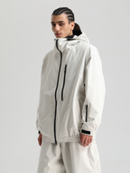 Men' Khaki Snowboard Jakcet Minimalist Freeride Snow Jacket