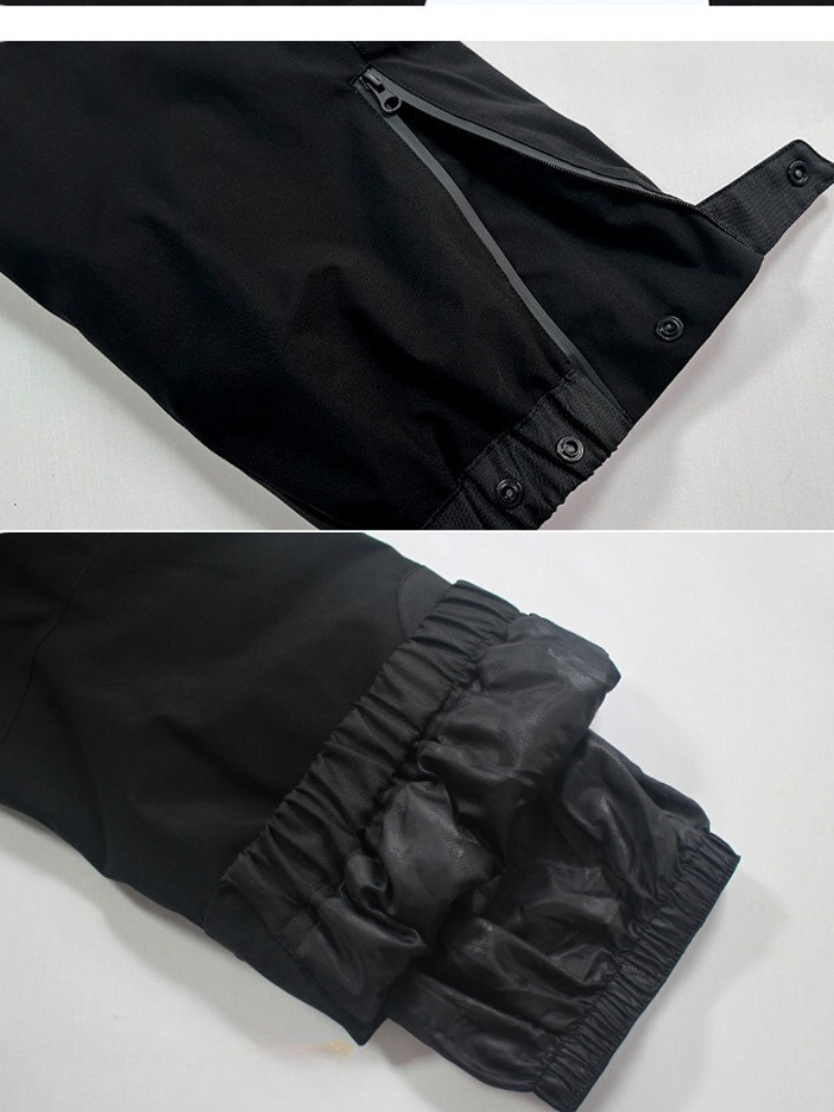 Men's Baggy Snow Pants Alpine Flex Snowboard Bib