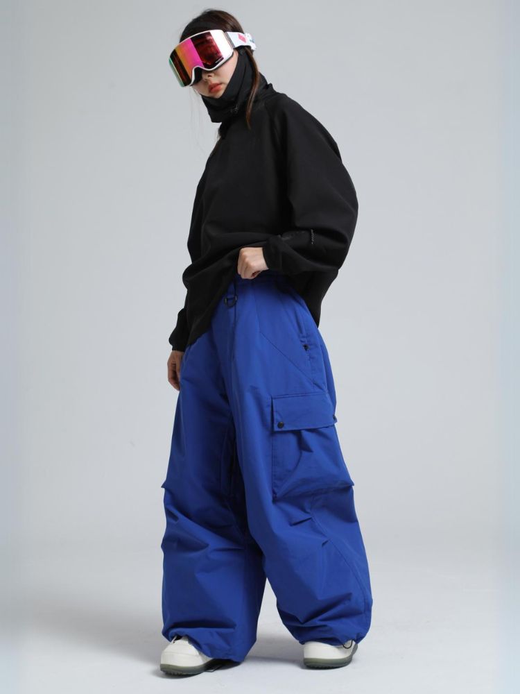 Women's Baggy Cargo Snowboard Pants