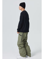 Men's  Snowboard  Side Zipper Snow Pants