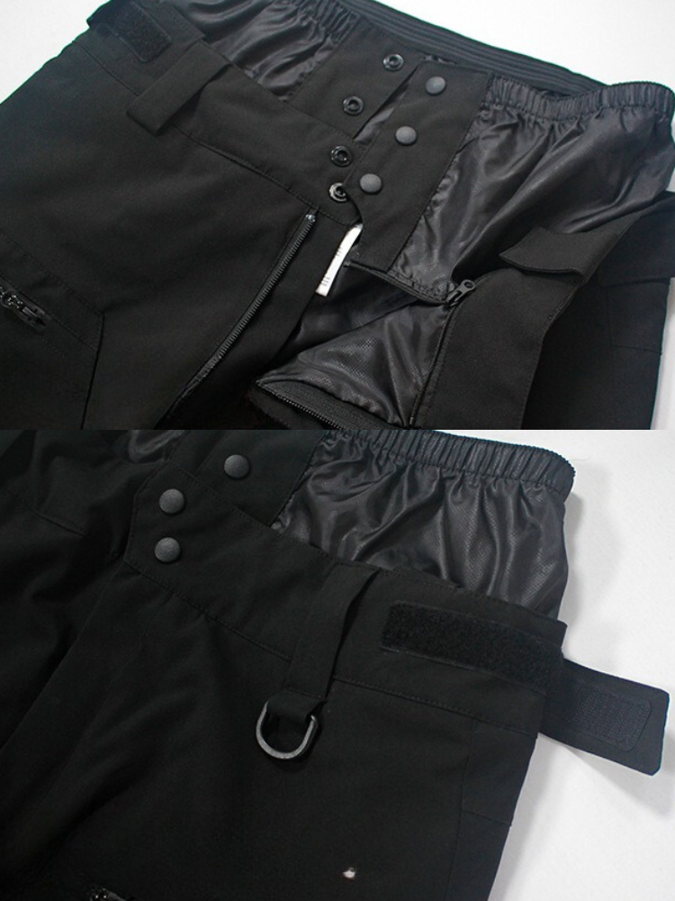 Men's Baggy Snow Pants Alpine Flex Snowboard Bib