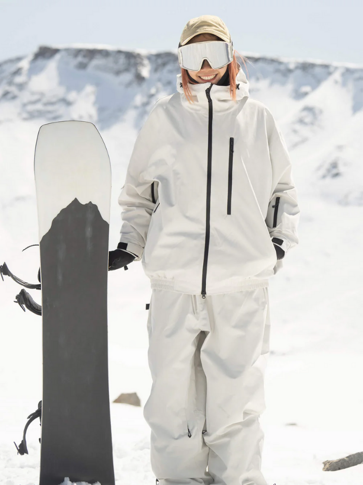 Women's Snow Jacket  Minimalist Freeride Baggy Snowboard Jacket