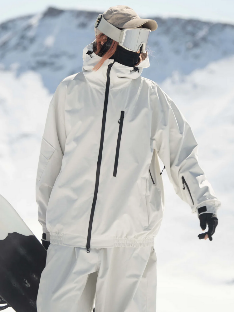 Women's Snow Jacket  Minimalist Freeride Baggy Snowboard Jacket