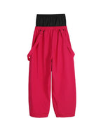 Women's Suspender Baggy Snow Pants -Doorek