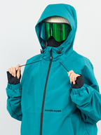Women's 3L Baggy Snowboard Jacket Realm Down Ski Jacket