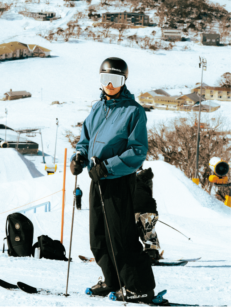 Women's 3L Baggy Snowboard Jacket Realm Down Ski Jacket