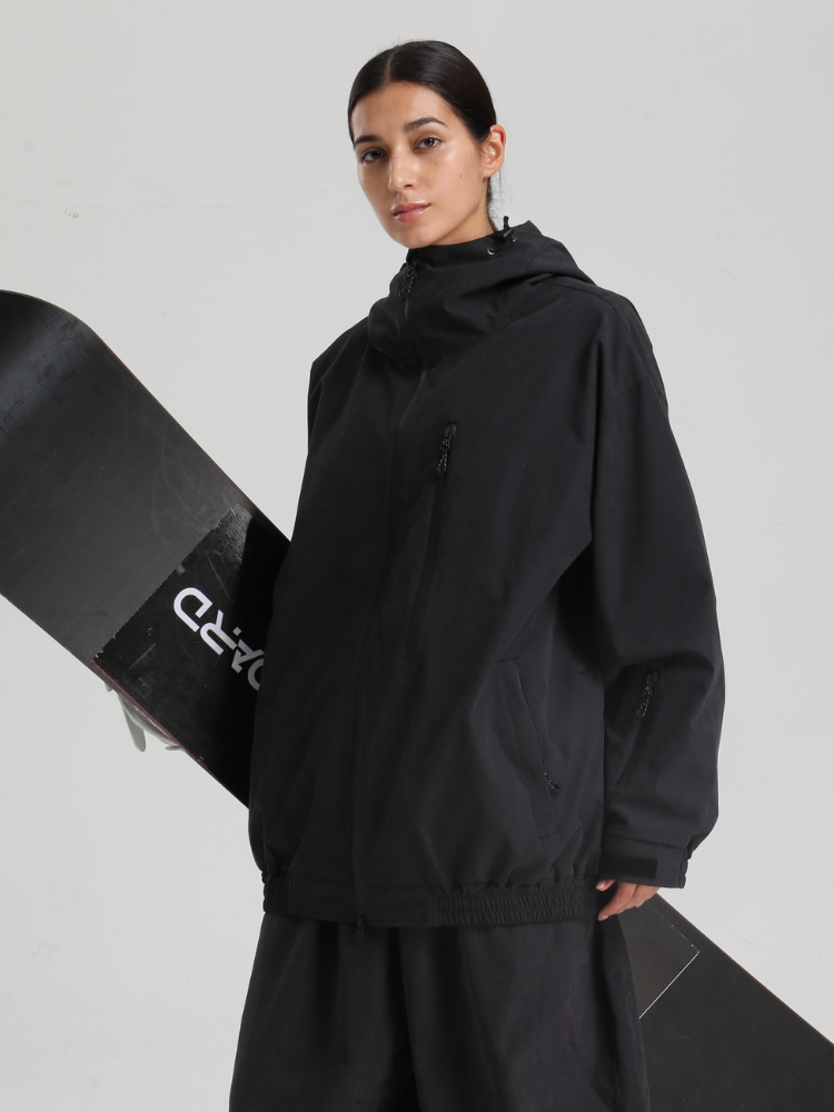 Women's Snow Jacket  Minimalist Freeride Baggy Snowboard Jacket
