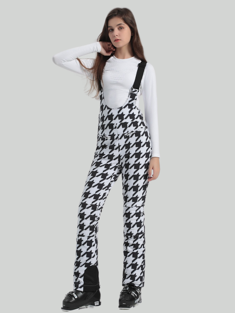 Women's Slim Ski Pants High Rise Flare Snowboard Pants & Bibs