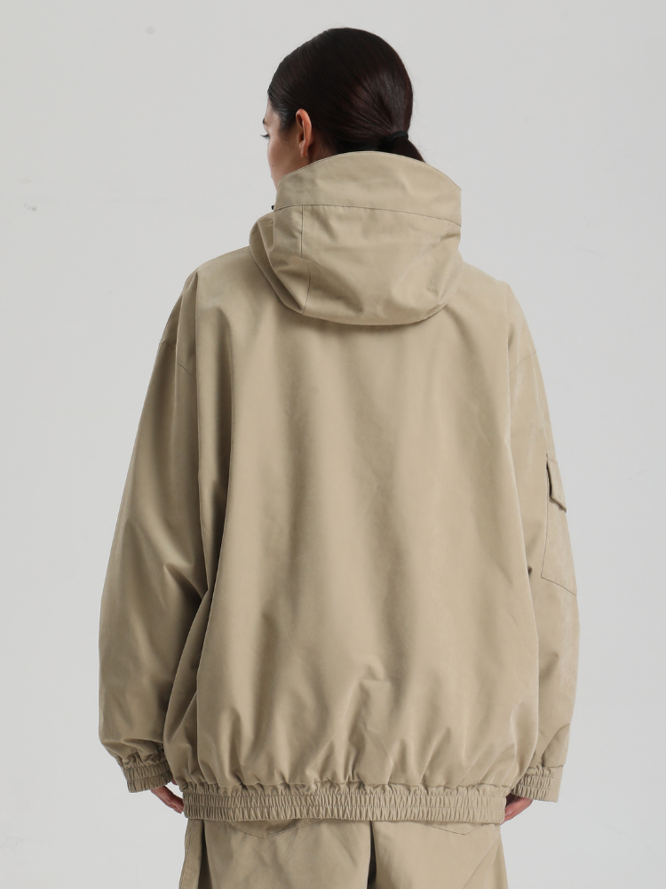 Women's Snow Jacket  Minimalist Freeride Baggy Snowboard Jacket