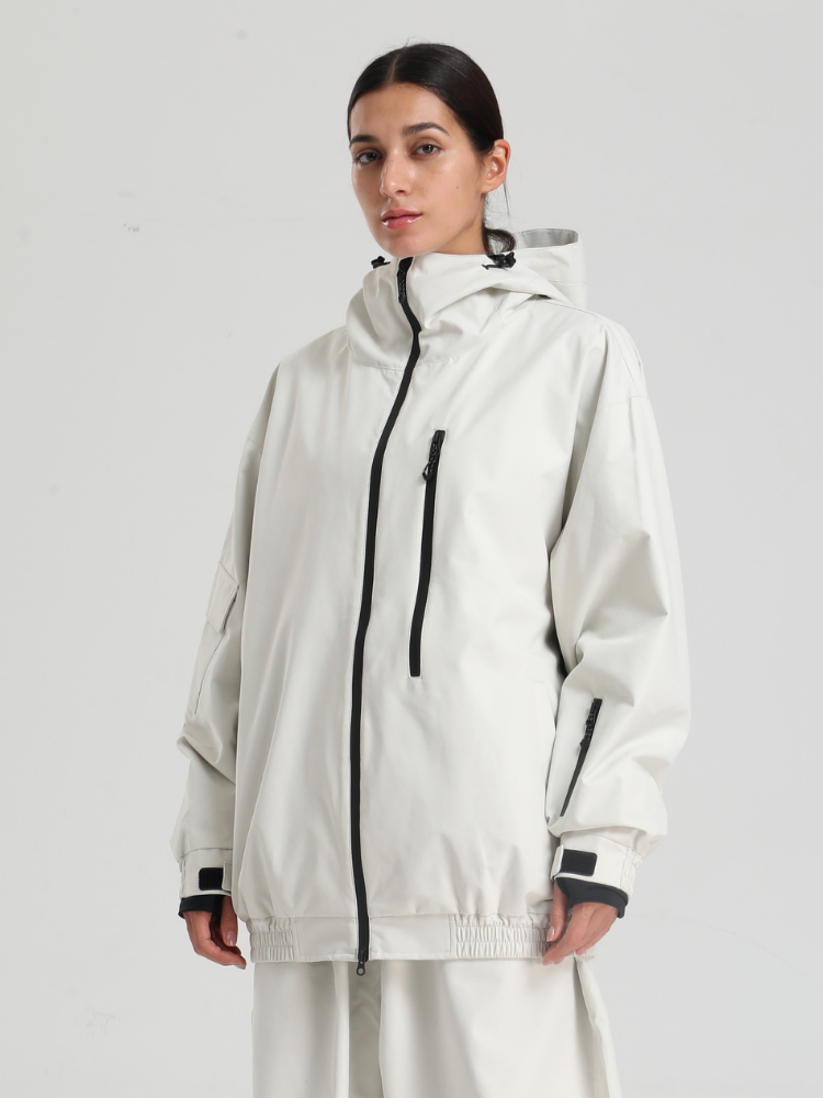 Women's Snow Jacket  Minimalist Freeride Baggy Snowboard Jacket