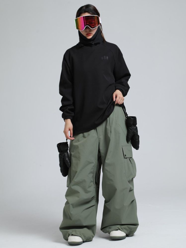 Women's Baggy Cargo Snowboard Pants