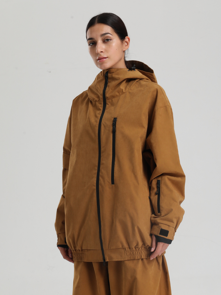 Women's Snow Jacket  Minimalist Freeride Baggy Snowboard Jacket