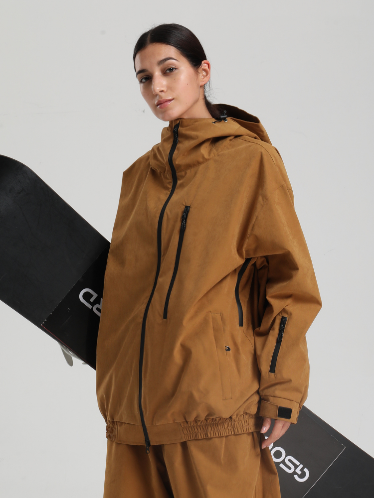 Women's Snow Jacket  Minimalist Freeride Baggy Snowboard Jacket