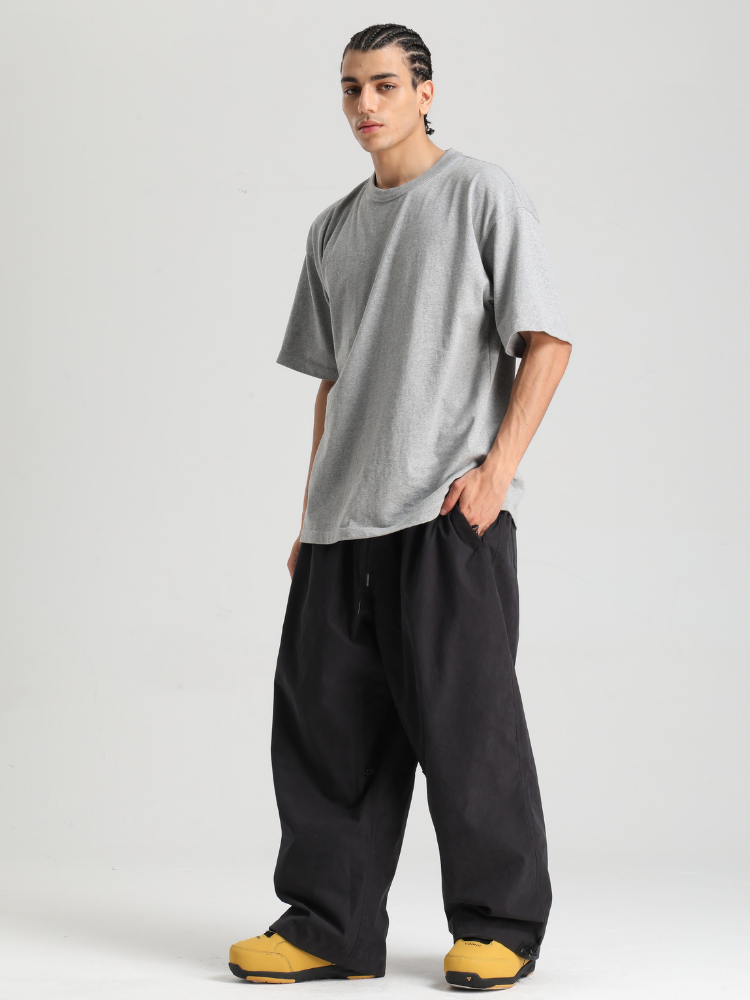 Men's Snow Pants Minimalist Freeride Baggy Snow Pants