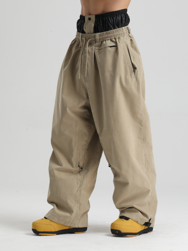 Men's Snow Pants Minimalist Freeride Baggy Snow Pants