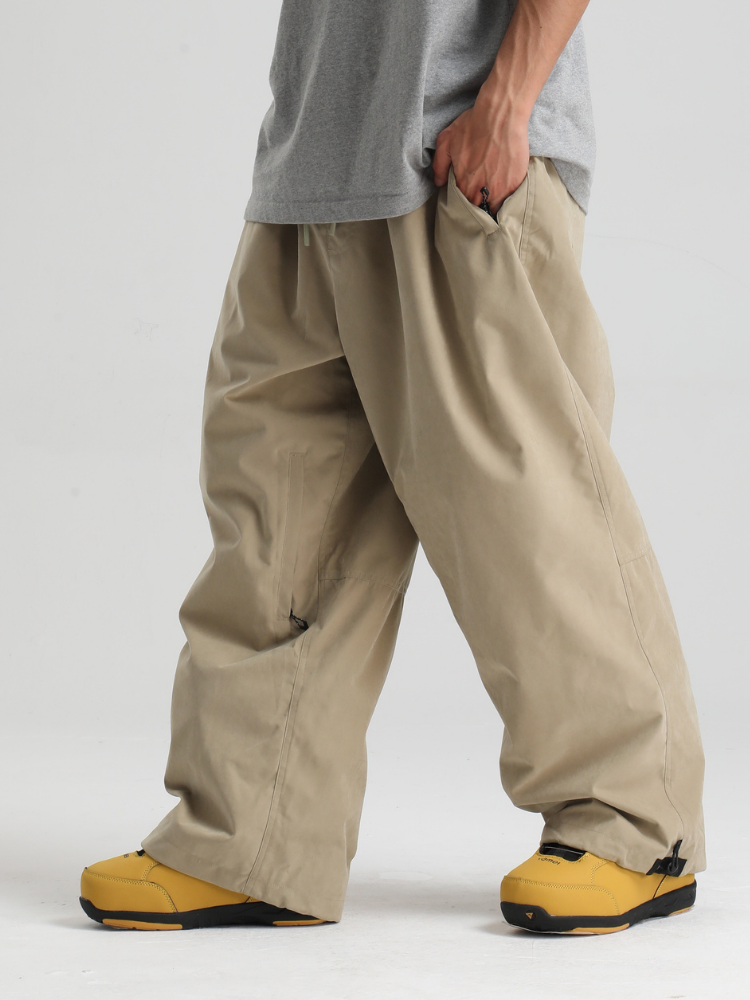 Men's Snow Pants Minimalist Freeride Baggy Snow Pants