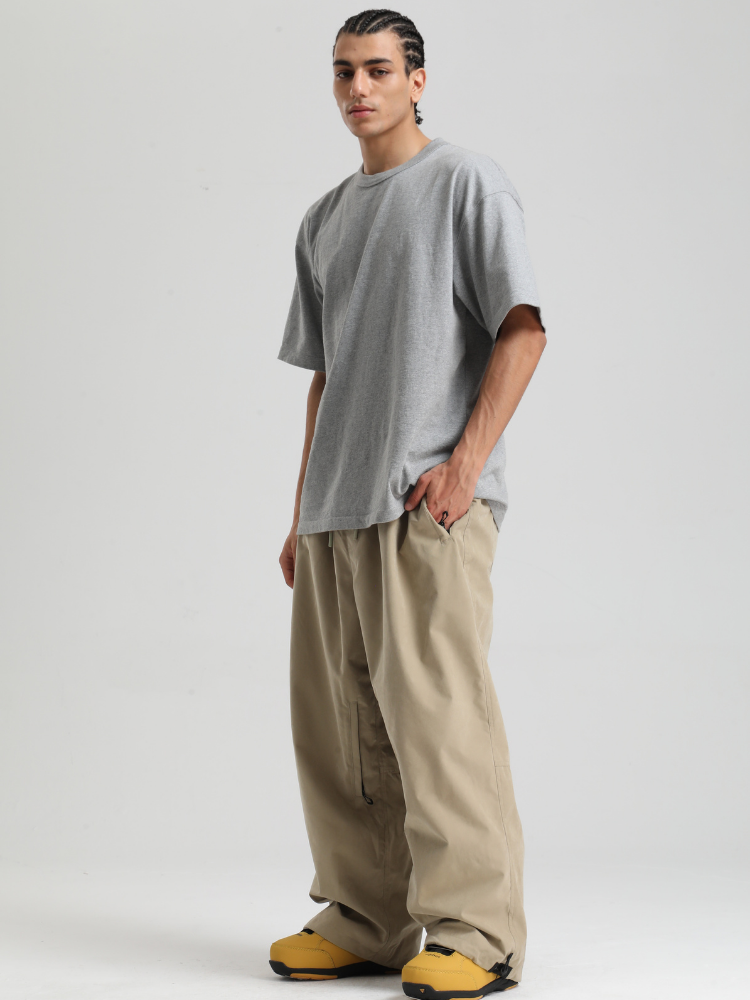 Men's Snow Pants Minimalist Freeride Baggy Snow Pants