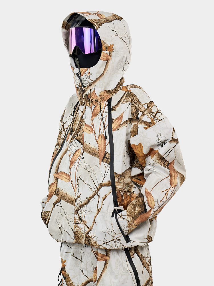 Unisex GlideFlow Shell Ski Jacket Baggy Snowbard Jacket - Doorek