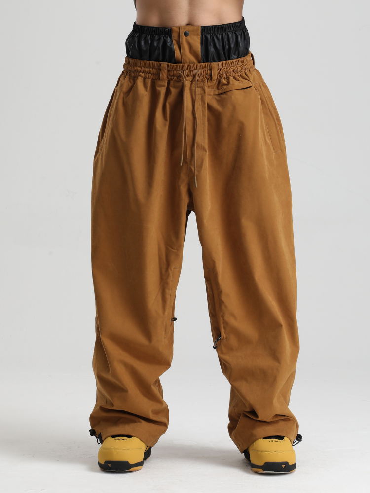 Men's Snow Pants Minimalist Freeride Baggy Snow Pants