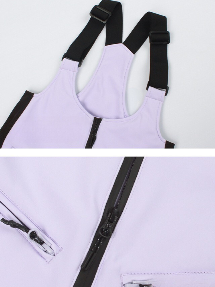 Women's Ski Bibs Trendy Slim Fit Snow Bibs