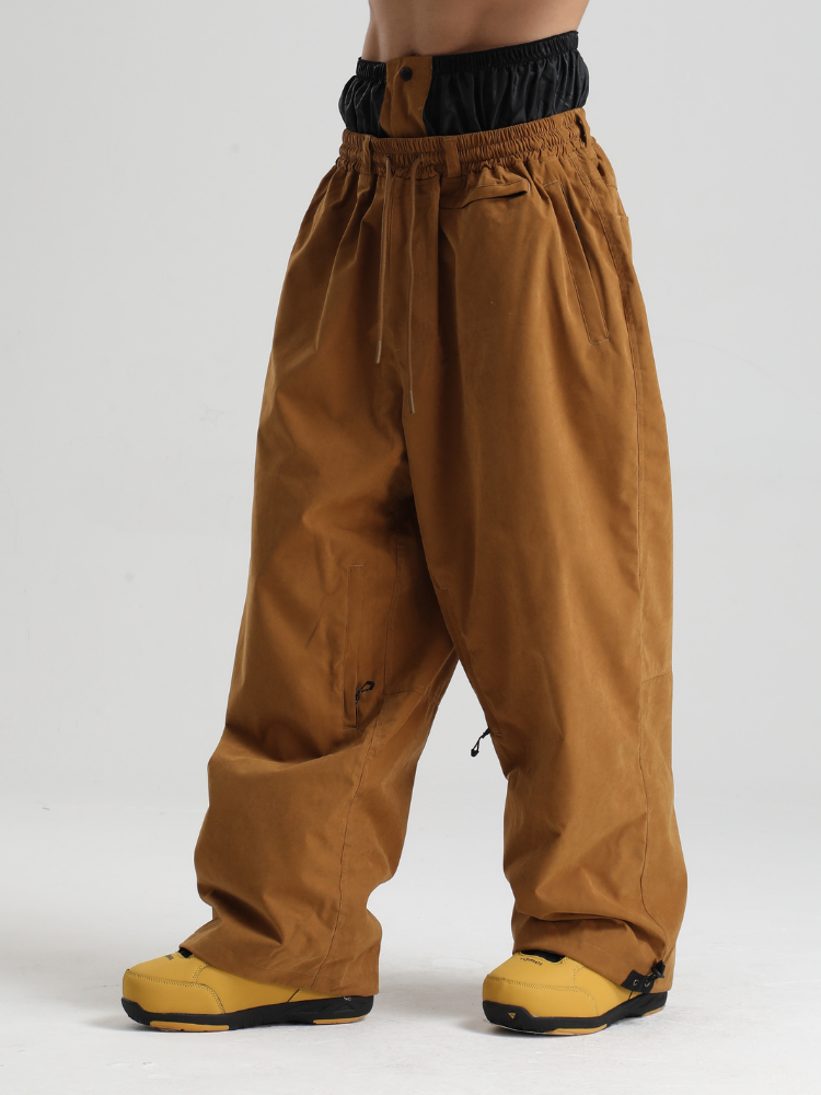 Men's Snow Pants Minimalist Freeride Baggy Snow Pants