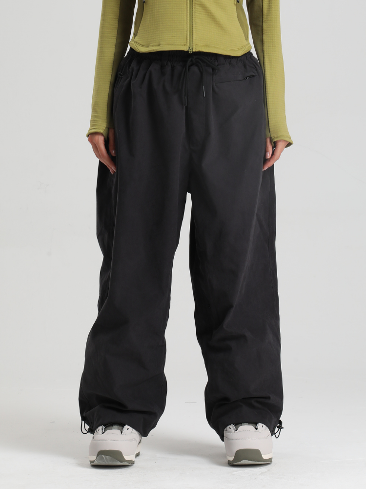 Women's Baggy Snwoboard Pants Minimalist Freeride Snow Pants