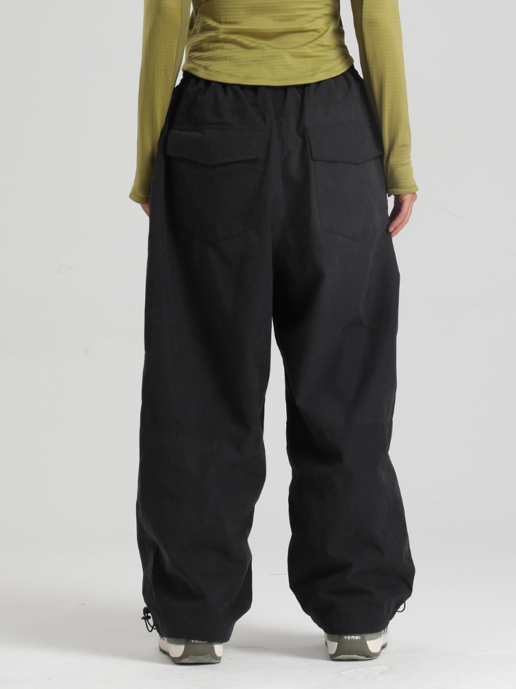 Women's Baggy Snwoboard Pants Minimalist Freeride Snow Pants