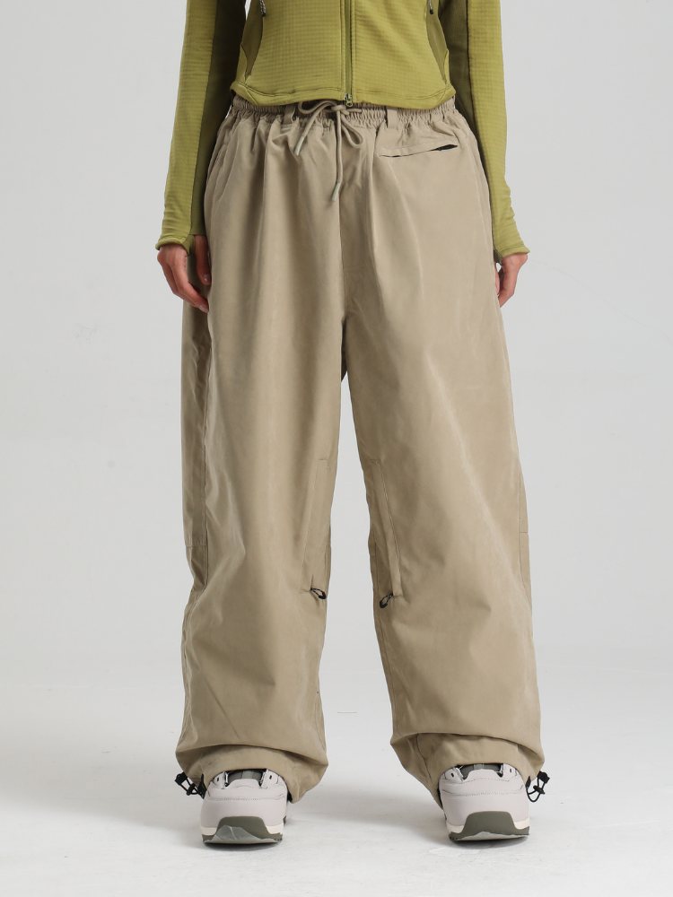 Women's Baggy Snwoboard Pants Minimalist Freeride Snow Pants