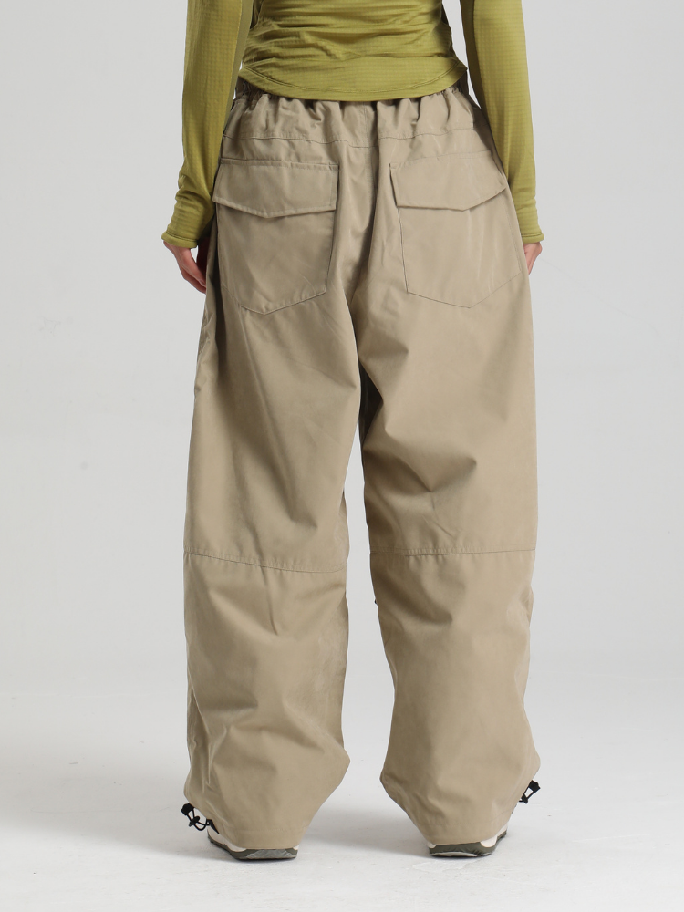 Women's Baggy Snwoboard Pants Minimalist Freeride Snow Pants