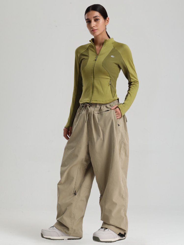 Women's Baggy Snwoboard Pants Minimalist Freeride Snow Pants