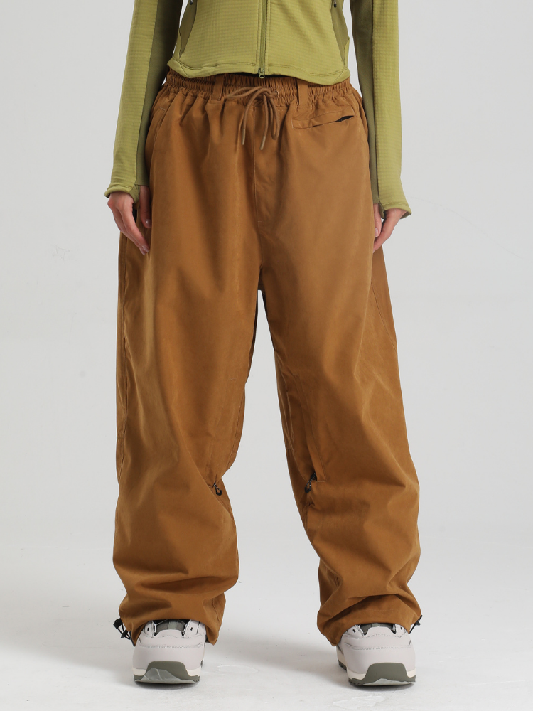 Women's Baggy Snwoboard Pants Minimalist Freeride Snow Pants