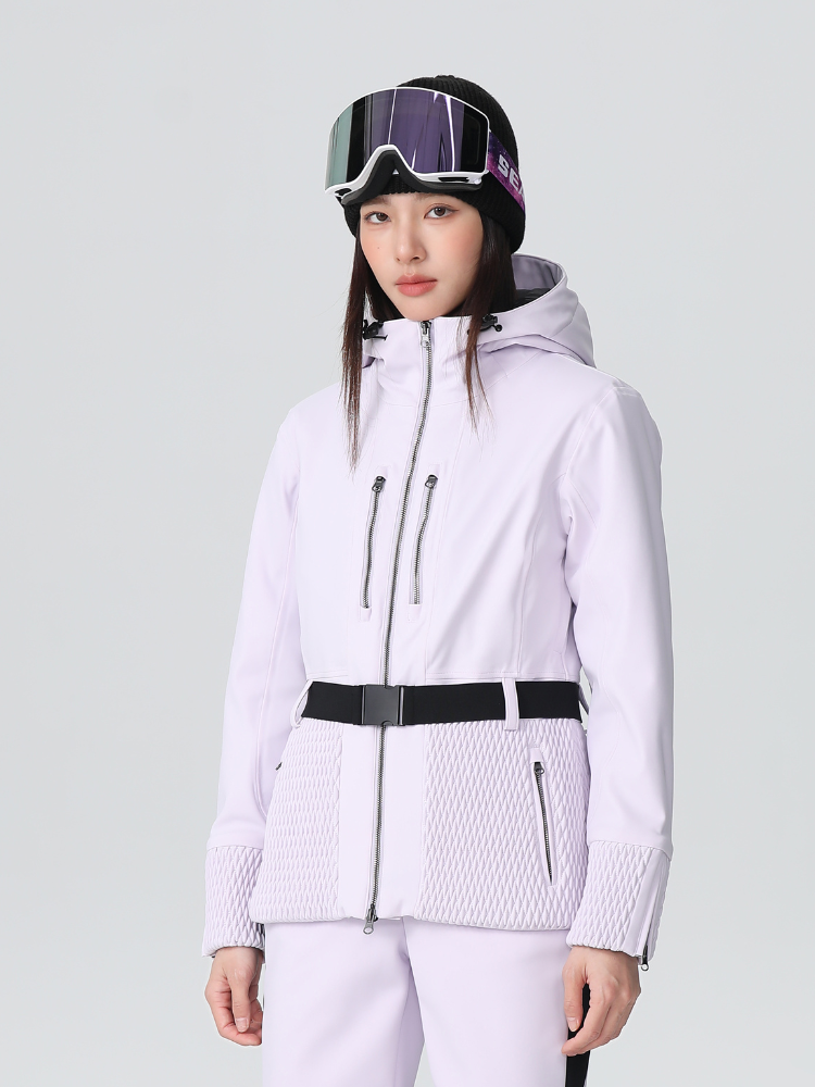 Women's Purple Slim Insulated Ski Jacket