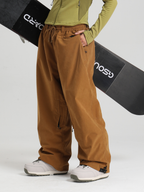 Women's Baggy Snwoboard Pants Minimalist Freeride Snow Pants