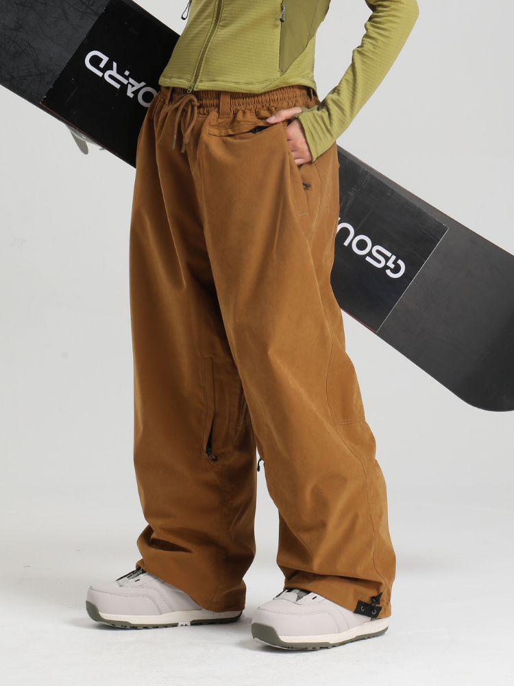 Women's Baggy Snwoboard Pants Minimalist Freeride Snow Pants