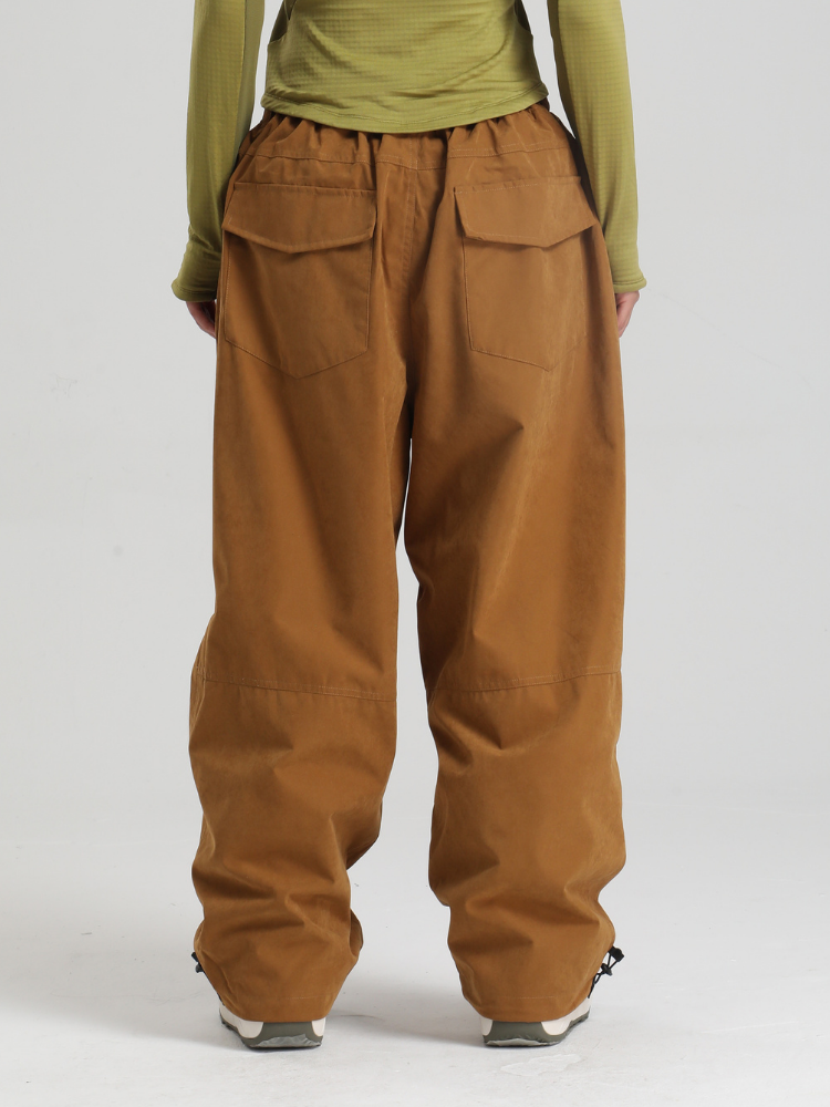 Women's Baggy Snwoboard Pants Minimalist Freeride Snow Pants