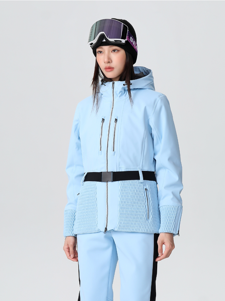 Women's Purple Slim Insulated Ski Jacket