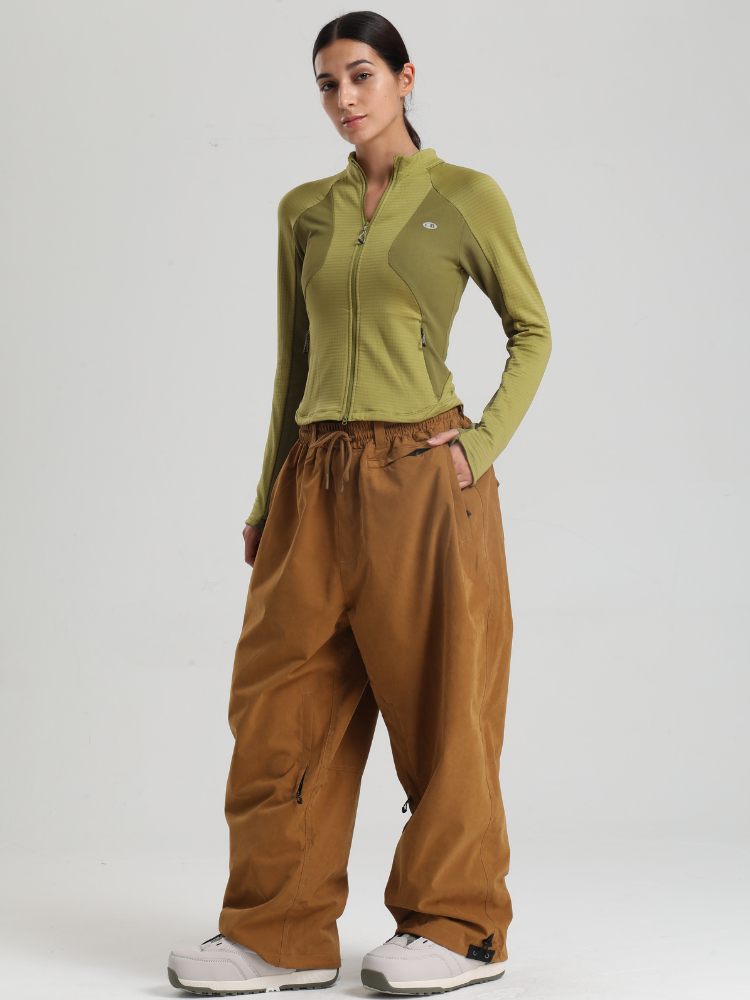 Women's Baggy Snwoboard Pants Minimalist Freeride Snow Pants
