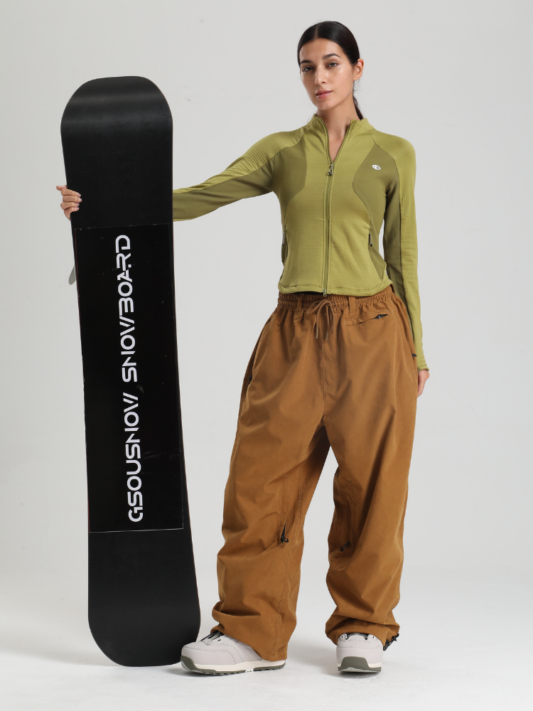 Women's Baggy Snwoboard Pants Minimalist Freeride Snow Pants