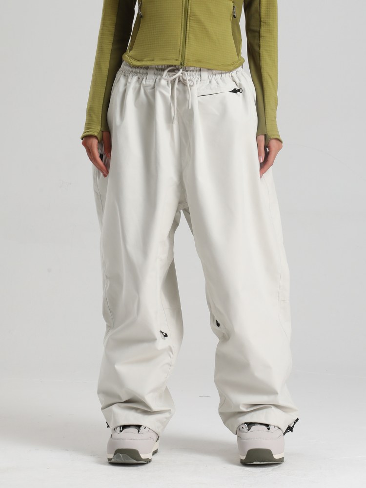 Women's Baggy Snwoboard Pants Minimalist Freeride Snow Pants