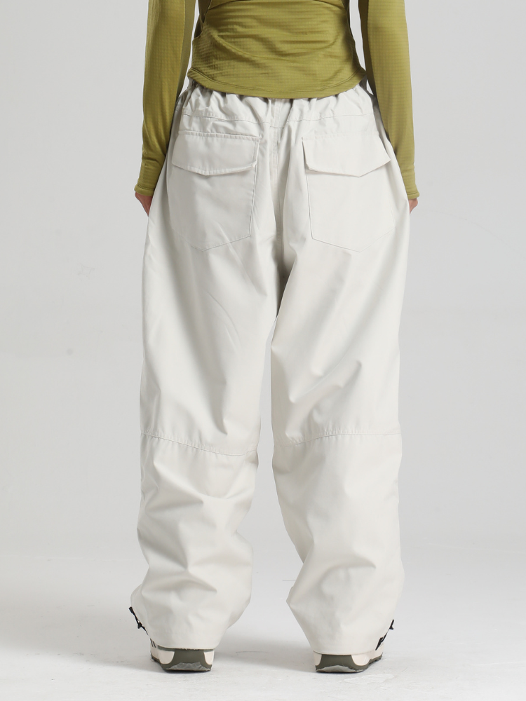 Women's Baggy Snwoboard Pants Minimalist Freeride Snow Pants